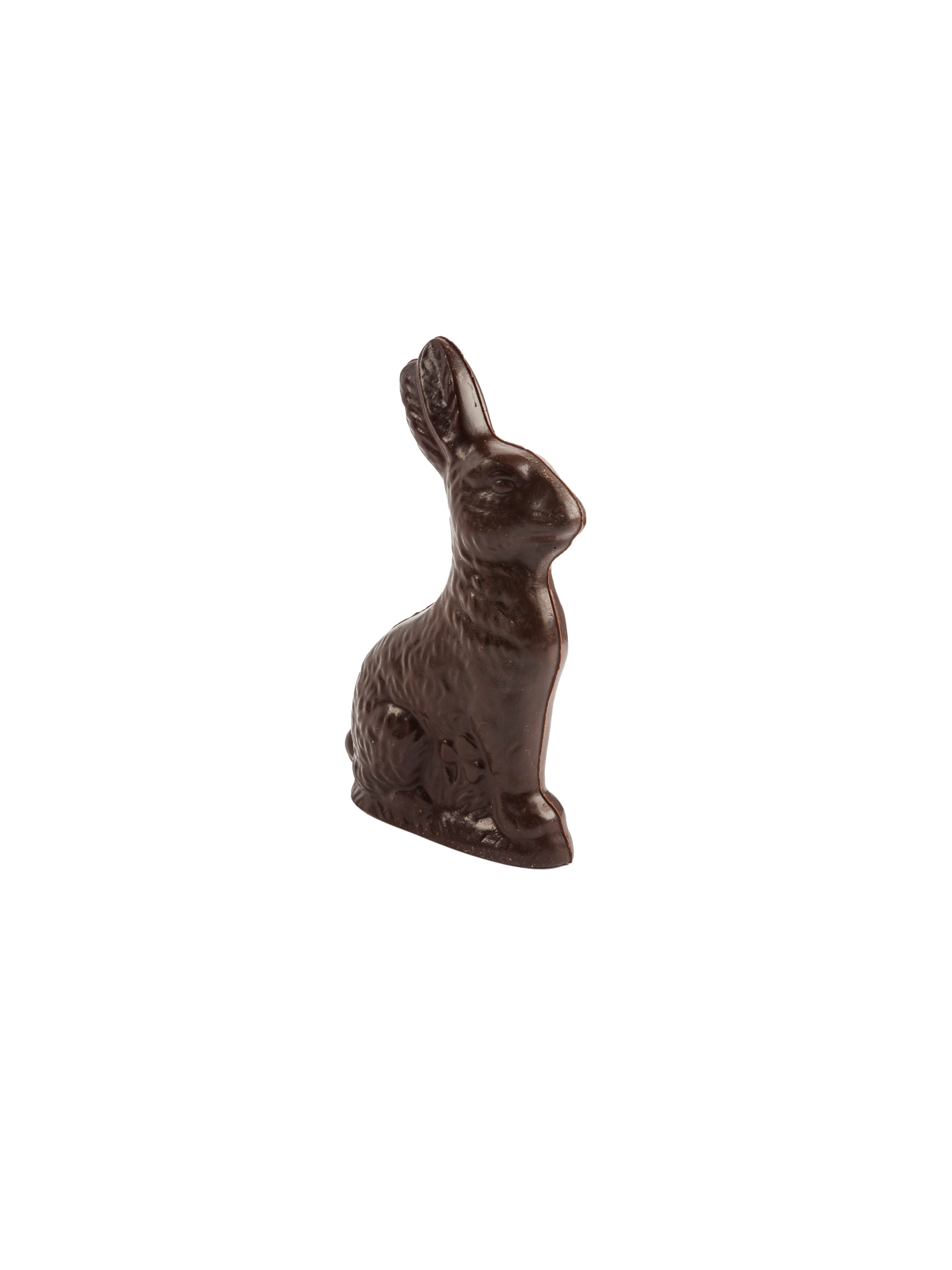 DARK CHOCOLATE SITTING BUNNY (SMALL)