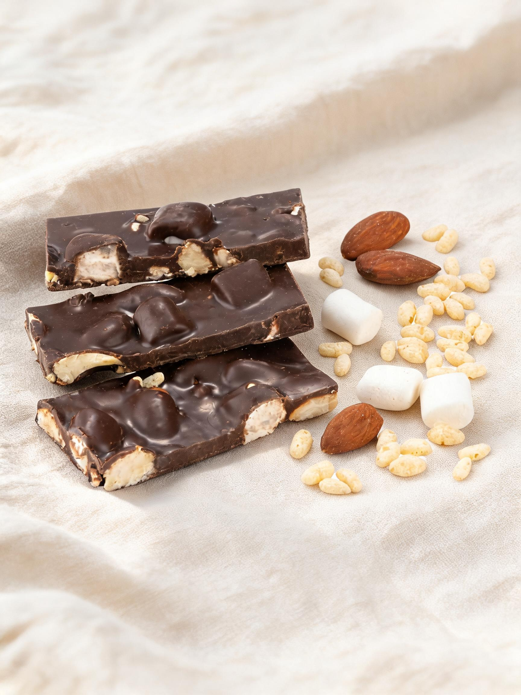 MARSHMALLOW CRISPY ALMOND BARK