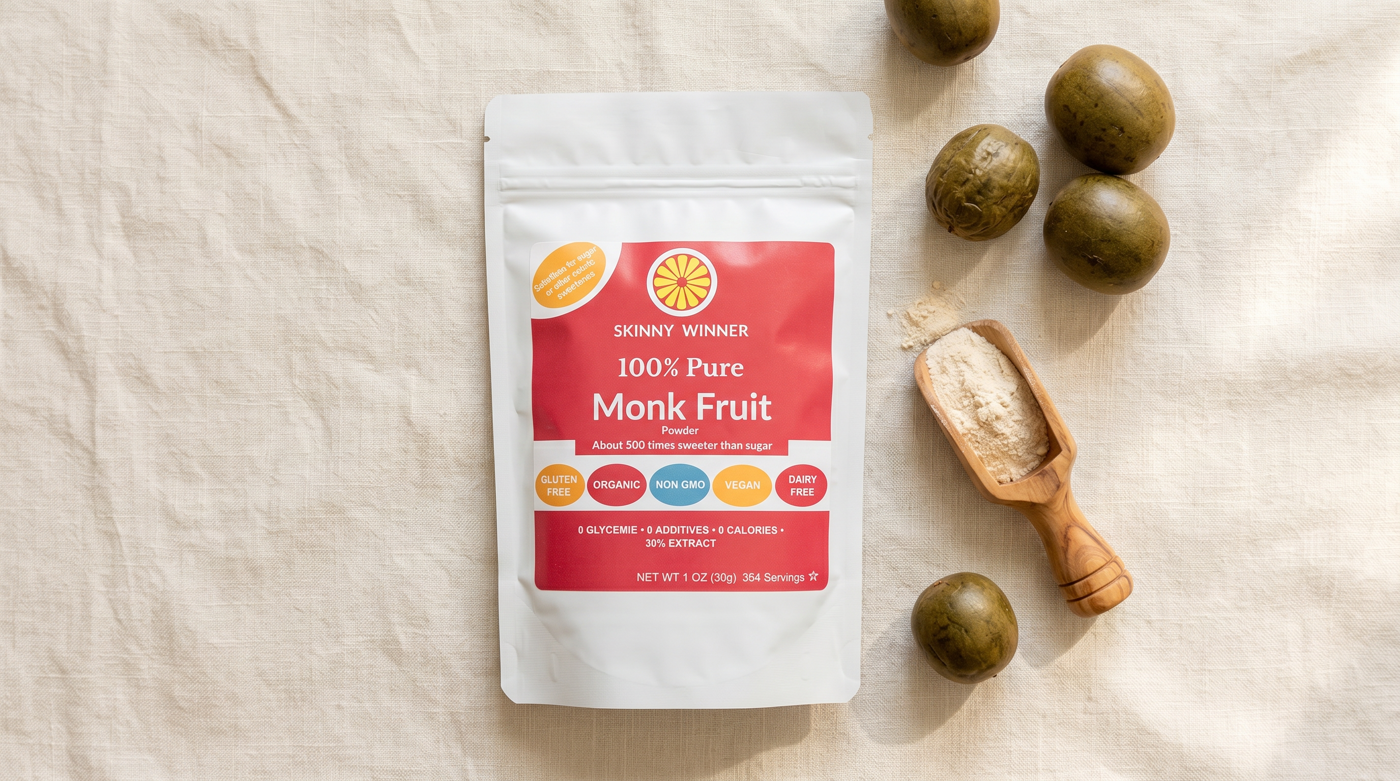 Monk Fruit Sweetener and Sugar