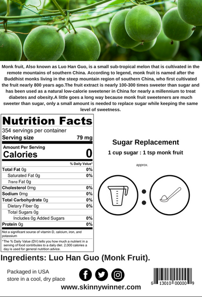 MONK FRUIT SWEETENER