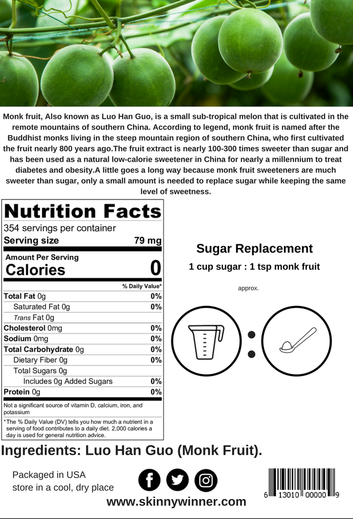 MONK FRUIT SWEETENER