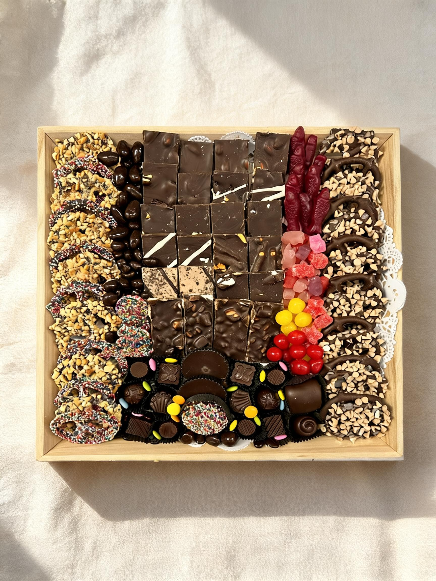 Gourmet Chocolate Assortment Board
