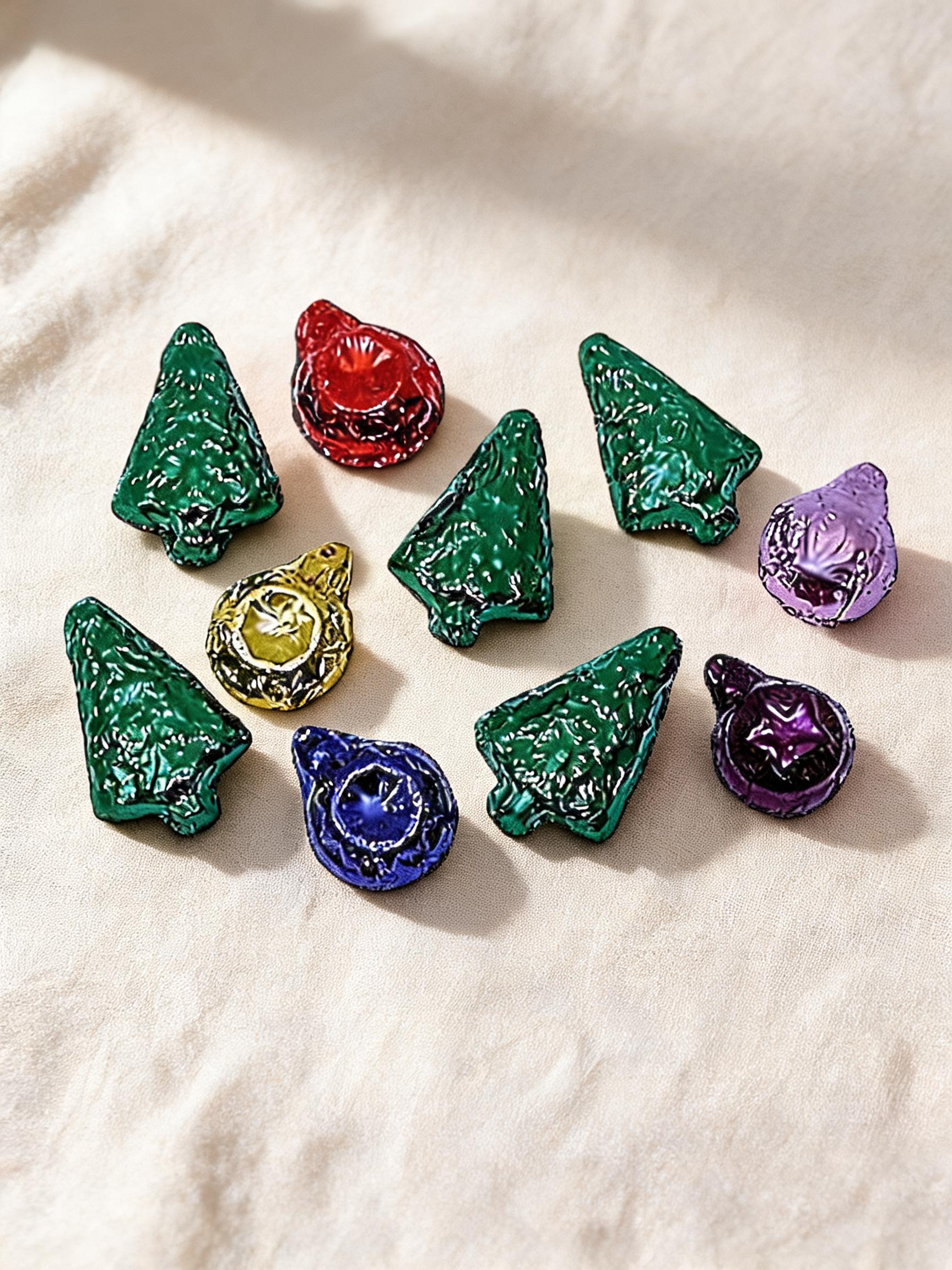 ORNAMENTS AND TREES (UNFOILED)